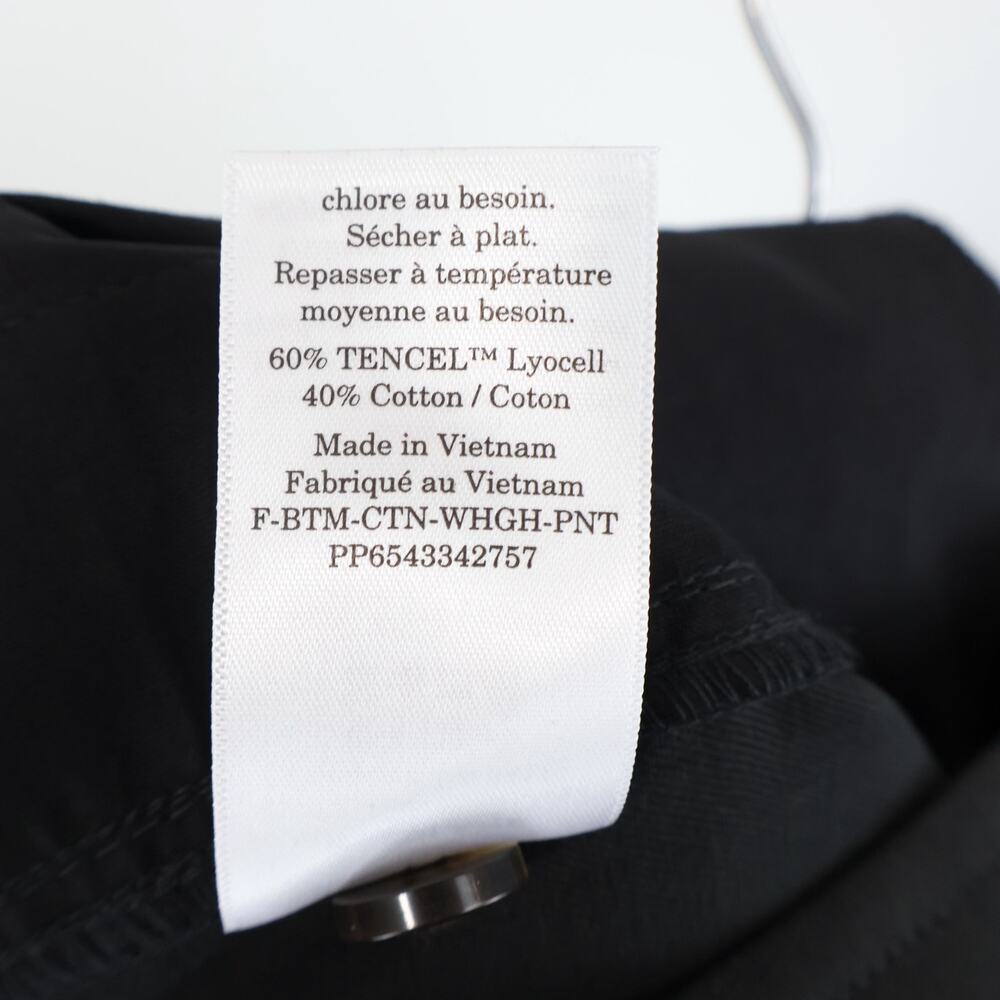 NWT Everlane The Draper Pleated Wide-Leg Pant In Buttersmooth Black Size 6 - Picture 9 of 10